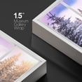 thumbnail image 4 of wall26 Canvas Print Wall Art Window View Purple Sunset Winter Pine Tree Forest Wilderness Nature Photography Realism Scenic Landscape Colorful Multicolor for Living Room, Bedroom, Office - 24"x3, 4 of 5