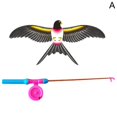 thumbnail image 3 of Juguete de cometa de dibujos animados para niños, pájaro, mariposa, golondrinas, forma de águila, caña de pescar manual, cometa voladora para niños, al aire libre, R8Y1, 3 of 5
