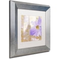 thumbnail image 2 of Trademark Fine Art "Purple Paris I" Canvas Art by Color Bakery White Matte, Silver Frame, 2 of 4