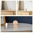 thumbnail image 3 of BRIGHTFUFU 3pcs Wooden Finial Tops Functional Support With Vintage Elegance For DIY Projects, 3 of 8