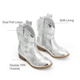 thumbnail image 3 of DREAM PAIRS Girls Cowgirl Boots Cowboy Western Mid Calf Star Boots for Kids, 3 of 6