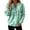 Green #17, variant on Sweatshirts for Women Long Sleeve Quarter‑zip Loose Fit Cozy Sweatshirts Print Casual Winter Fall 2026 Pullover Tops Khaki S