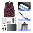 thumbnail image 4 of Easygdp Beautiful Purple Butterflies Mochila Casual para Portátil, Mochila para Escuela, Viajes, Negocios, 4 of 6