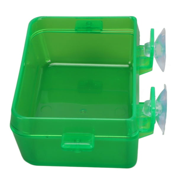 Suction Cup Reptile Feeder, Green High Hardness Escape Proof Removable