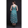 thumbnail image 4 of Bimba Robe Midi à Cordon Imprimée Florale pour Femmes, Bretelles Spaghetti, Tenue de Plage - Grande Taille, 4 of 5
