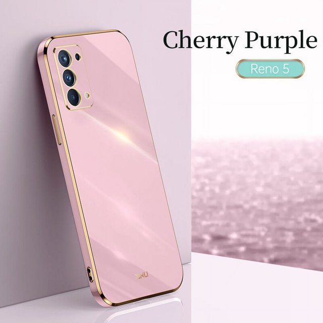 Funda enchapada para OPPO Find X5 X3 X2 Lite NEO X6 Pro, Funda de silicona suave para OPPO Reno 10 8 7 6 5 Lite 4 Pro 8T 7Z 5F