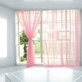 thumbnail image 1 of Transparent Curtain,2PCS Fashion Living Room Curtains Window Treatments Breakthrough Technology, 1 of 8