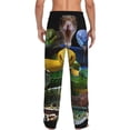thumbnail image 3 of Daiia Colorful Viper Snake Men's Sleep Pant with Pockets and Drawstring,Pajama Pants-X-Large, 3 of 9