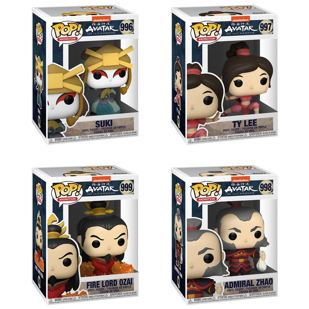 Funko POP! Animation - Avatar: The Last Airbender S2 Vinyl Figures - SET OF  4 (Suki, Ty Lee +2) 