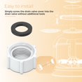 thumbnail image 5 of Grongu 11456 Tapa de drenaje para filtro de arena para piscina, compatible con los modelos de bomba de drenaje para piscina Intex, tapa de válvula de drenaje con junta tórica, se adapta a bombas de fi, 5 of 5