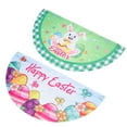thumbnail image 4 of 2 Pcs Easter Décorations de Drapeau en Forme d'Éventail pour Clôture Extérieure, 4 of 7