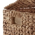 thumbnail image 6 of Casafield Large Laundry Hamper with Lid and Removable Liner Bag - Cinnamon Brown, Woven Water Hyacinth Laundry Basket for Clothes, 6 of 7