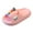 Pink, variant on Girls Slippers Flip Flops Summer Cushion Thick Sole Large Bow Cute Platform Cloud Slides Home Sandals(Pink,11.5)