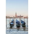 thumbnail image 2 of Tilley, Rob 13x18 White Modern Wood Framed Museum Art Print Titled - Italy-Venice Gondolas on the waterfront with San Giorgio Maggiore Church in the background, 2 of 4