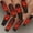 A, variant on Halloween Coffin Resin Press On Nails Full Cover Fake False Stick On Nails, Reusable Artificial Nail Tips Luminous Pumpkin Spider Web Gradient Spooky Design for Halloween Party DIY Manicure 24 Pcs