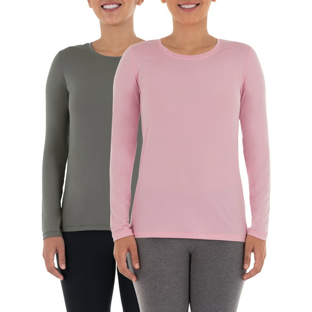 Athletic Works - Athletic Works Women's Active Core Long Sleeve Tee, 2 ...