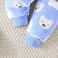thumbnail image 5 of JTieacloth 2Pcs Boys Pants Set Toddler Boys Winter Outfits 2 Piece Set Cute Bear Print Pullover Hoodie And Pants Warm Lined Casual Play Clothes For Baby Boys,Sizes 18-24 Months(Blue), 5 of 6