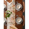 thumbnail image 2 of Ldtrchee Orange Botanical Table Runner 70 Inches, Farmhouse Leaf Fall Thanksgiving Bed Runner Dresser Scarves Tabletop for Indoor Outdoor Parties/Ceremony/Banquet, 13" x 70", 2 of 8