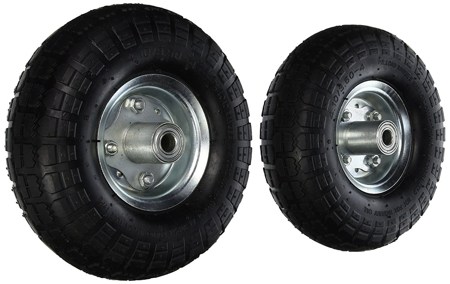 2 x 10" Air Tires Wheels Handtruck Dolly Go Kart tire
