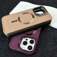 thumbnail image 3 of Invisible Lens Holder Magnetic Phone Case For IPhone 11 12 13 14 15 Pro Max Luxury Solid Color Cover For IPhone 13 14 15 PorMax LXY, 3 of 7