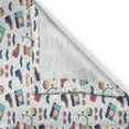 thumbnail image 3 of Ambesonne Hipster Kitchen Curtains, Teenager Fun Pattern, 55"x39", Multicolor, 3 of 3
