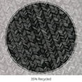 thumbnail image 4 of Homespice Decor 5' x 8' Oval Black Ultra Durable Braided Rug, 4 of 4