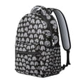 thumbnail image 2 of Cute Elephant Print College Backpack - Waterproof Durable Bookbag, Fashionable Laptop Backpack, Comfortable Padded Straps, Elephant Themed Gift, 2 of 6
