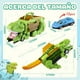 thumbnail image 2 of Juguete de Coche de Dinosaurio con 12 Coches de Carreras, Coche de Transporte de Dino con Pista de Carreras y Asa para Niños de 3 a 6 Años, 2 of 6