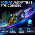 thumbnail image 3 of Casco de moto TOUCH TWO C5 Bluetooth con altavoces y micrófono, 3 of 7
