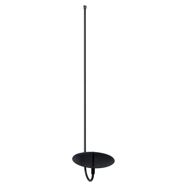 Candelabro de pared de metal de 43 cm de largo, versátil para bodas, accesorio de instalación rápida, accesorio para velas.