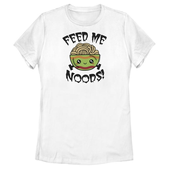 Women's Maruchan Feed Me Noods  Graphic Tee White X Large