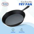 thumbnail image 5 of Alpine Cuisine Pre-seasoned Cast Iron Frypan 8-Inch - Black Cast Iron Frypan - Durable, Heavy Duty Cooking Pans - Multipurpose Use Kitchen Pans, 5 of 8