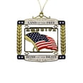 thumbnail image 2 of United States National Anthem 3D USA Christmas Tree Ornament US Flag Gift Topper, 2 of 2