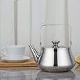 thumbnail image 4 of SANQIAHOME 1.6 Quart stainless steel teapot with Infuser A modern, minimalist style, 4 of 10