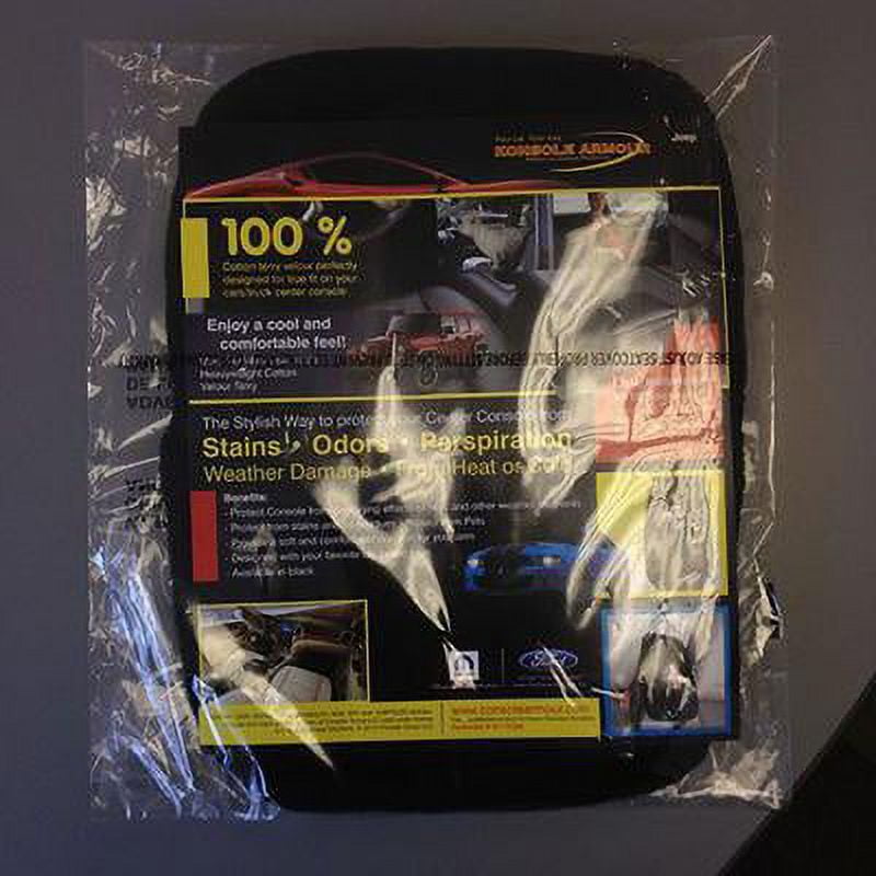 INSYNC Business Solutions Console Lid Cover with Jeep Logo (Black) - KAJGCB05-10
