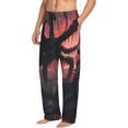 thumbnail image 2 of Balery Giant Monster Over City print Men's Pajama Pants,Ultra Lightweight Pjs,Lounge Pant-Medium, 2 of 9