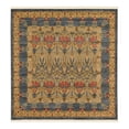 thumbnail image 3 of Unique Loom Edinburgh Collection Area Rug - Canmore (6' Square Navy Blue/Tan), 3 of 7