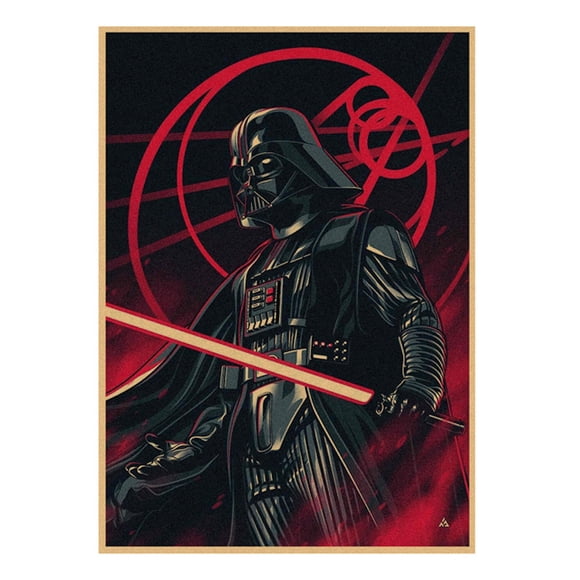 Póster mural animado de Darth Vader Anakin Skywalker, 30 x 42 cm