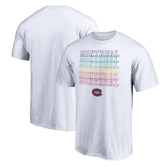 Men's White Montreal Canadiens City Pride T-Shirt