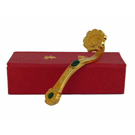 Golden Ru Yi Scepter with Auspicious Word