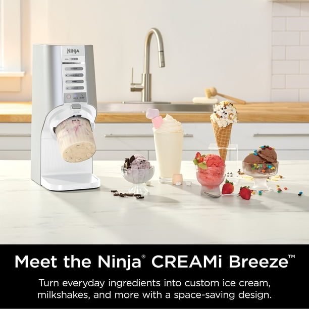 Ninja® CREAMi Breeze Ice Cream and Sorbet Maker with 5 One-Touch