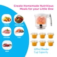 thumbnail image 4 of EVLA’s Baby Food Maker with Touch Screen and 6 Reusable Pouches, White, 4 of 7