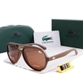 thumbnail image 2 of LACOSTE 2023 Venta Directa De Fábrica De Lujo Marca De Moda Resistente A Los Rayos UV De Conducción Gafas De Sol De Viaje Para Hombres Y Mujeres Con Caja original Gao Jiahui unisex, 2 of 2