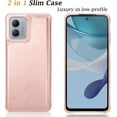 thumbnail image 2 of Takfox for Motorola G 5G 2023 Case with Card Holder, Moto G 5G 2023 Wallet Case for Women Men with RFID Blocking, Durable Leather Kickstand Shockproof Flip Case for G 5G 2023-Rose Gold, 2 of 7