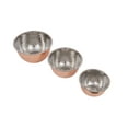 thumbnail image 2 of Creative Co-Op Hammered Stainless Steel Bowls - Set of 3, 2 of 5