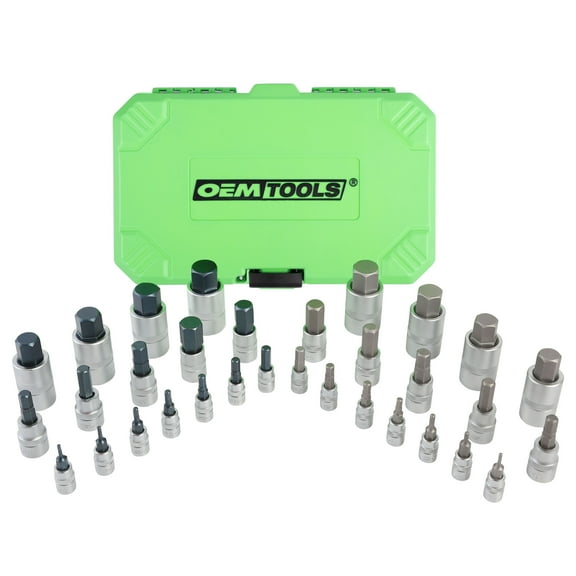 OEMTools 32 Piece Hex Bit Socket Set