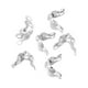 thumbnail image 1 of Naiovety Conectores de joyería de 200 uds, punta de calota a juego, extremo de cadena de bolas suficiente de mano a la moda para suministros de Artesanía Plata, 1 of 6