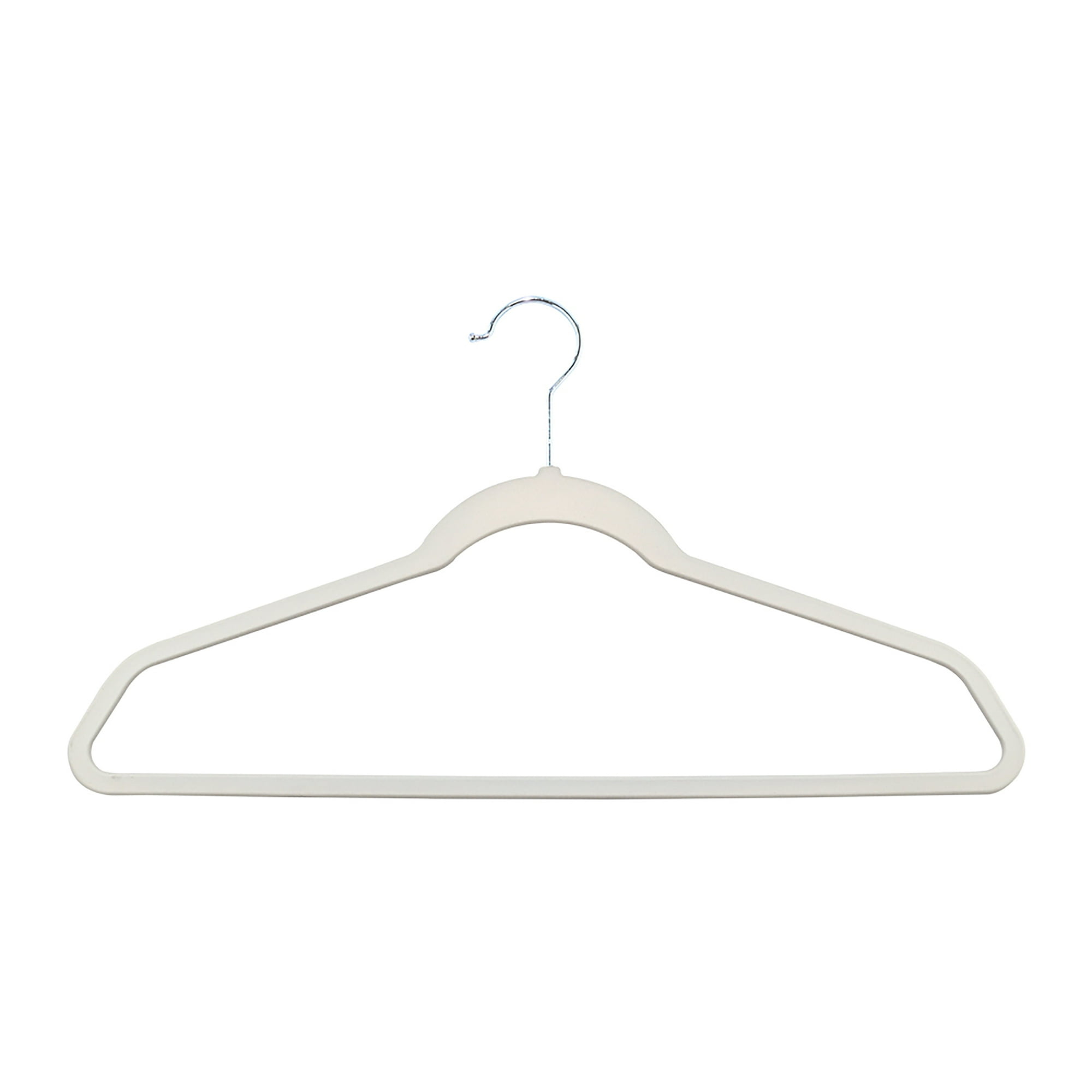 Better Homes & Gardens Non-Slip Rubberized Hangers – 10-Pack, Beige