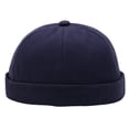 thumbnail image 4 of YAOBAMM Bonnet Femme Femme Homme Chapeau Rond Couleur Unie Réglable Sans Bord Respirant Décoratif Danseuse de Rue Crâne, 4 of 7