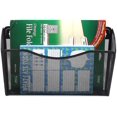 thumbnail image 2 of Wall Mount File Organizer Single Pocket Vertical Hanging File Folders Holder Paper Rack For Office Home,-1 Pocket-silver, 2 of 4